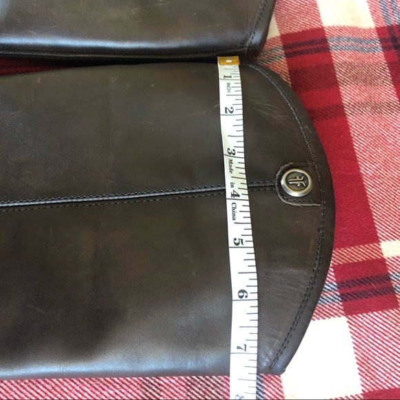 Frye 8B tall leather boots brown - Picture 14 of 14